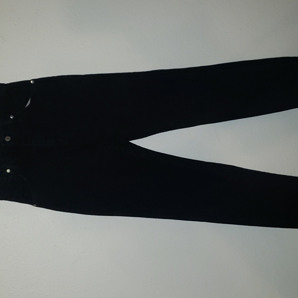 Vintage 1980's Wrangler Black High Waisted Denim Jeans - Picture 2 of 6